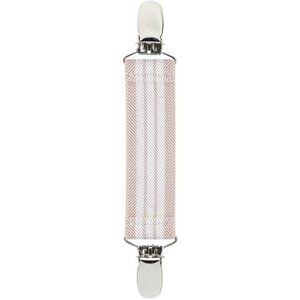 Hold'Em Elastic Scarf and Hat Clips Attacher Extra Heavy Clips  - Beige/White